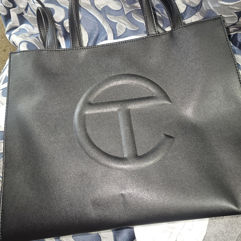 Telfar Medium Black Shopping Bag